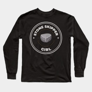 Stone skipper logo Long Sleeve T-Shirt